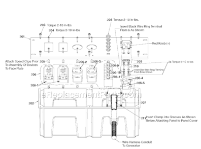 Page A Diagram and Parts List for BSV750-W Type 1 Porter Cable Generator